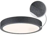 Paulmann 71053 LED Panel Cosara IP44 rund 300mm 15W 1300lm 3000K Dunkelgrau