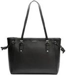 Lazarotti Leder Schultertasche Bologna Leather MK Tote Black schwarz - Schwarz