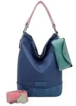 Fritzi aus Preu&szlig;en Schultertasche Canvas Izzy07 Olga Hobo Bag Navy dunkelblau -