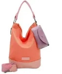Fritzi aus Preu&szlig;en Schultertasche Canvas Izzy07 Olga Hobo Bag Fruity orange - Orange