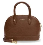 Lazarotti Bologna Leather Handtasche Crossbody Leder 24 cm - Braun