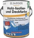 Jaeger 319 Kronen Holz-Isolier- und Deckfarbe Wei&szlig; Matt / Seidengl&auml;nzend 5 L,