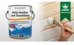 Jaeger Holz Isolier Deck Farbe 750ml Seidenglanz - Wei&szlig;