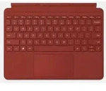 Typ Cover Surface Go 2 Signatur - AZERTY Tastatur - Mohnrot - Rot