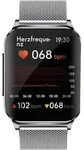 Knauermann PRO 2 Plus Gesundheitsuhr Smartwatch, Sturzerkennung Uhr - Schwarz