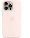 iPhone 15 Pro Max Silicone Case with MagSafe - Light Pink - Rosa