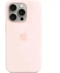 iPhone 15 Pro Silicone Case with MagSafe - Light Pink - Rosa