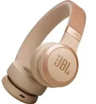 JBL Live 670 NC Bluetooth On-Ear-Kopfh&ouml;rer mit Noise-Cancelling, Sandstein - Beige