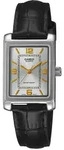 Casio Damenuhr LTP-1234PL-7A2EF mit Lederarmband - Gold/Dunkelblau/Silber