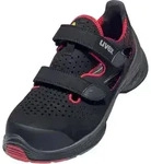 uvex 1 G2 Sandalen S1P schwarz, rot Weite 12 Gr. 42 - Schwarz - 42