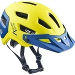 BLACK CREVICE - Damen & Herren MTB - Fahrradhelm - ENDURO | Farbe: Gelb/Blau 