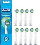 Precision Clean Aufsteckb&uuml;rsten, 9 St&uuml;ck - Wei&szlig;