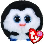 Waddles Pinguin Beanie Balls, ca. 10 cm - Schwarz/Wei&szlig;