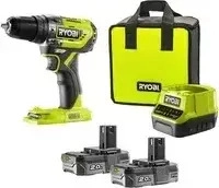 Ryobi R18PD5-0 B&uuml;rstenloser Schlagbohrschrauber 18V ONE+ 50Nm 2x2,0Ah