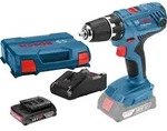 Bosch Akku-Bohrschrauber GSR 18V-21 / 1x 2,0 Ah Akku + Ladeger&auml;t in L-Case