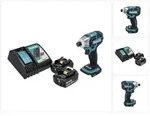 Makita DTS 141 RF Akku Impulsschrauber 18 V 40 Nm 1/4" Brushless + 2x Akku 3,0...