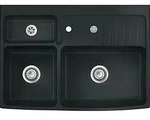 KeraDomo Elementsp&uuml;le CENTRA 90 NIGRA f&uuml;r bis zu 75 cm AP-Tiefe inkl.