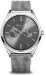 Bering Herren Uhr Armbanduhr Classic - 17140-009 Meshband - Silber