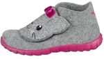 Superfit Hausschuhe M&auml;dchen 343839373737 Grau 21 EU - Grau - 21