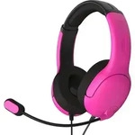 PDP Headset Airlite Stereo pink Playstation 4/5 - Schwarz/Rosa