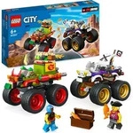LEGO 60397 City Monstertruck Kombiset mit Spielzeug-Rennauto im Piraten- und