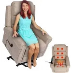 Fernsehsessel MCW-K63, Relaxsessel Sessel, Liegefunktion Aufstehhilfe Massage