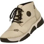 Rieker Komfort Stiefeletten beige Damen 31363134383733 Beige 36 EU - Beige - 36