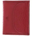 VOi Leder Geldb&ouml;rse Hirsch Elsa Wallet Granat dunkelrot - Rot