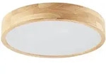 Lindby Deckenlampe Tanju, &Oslash;50 cm, 4-flg., Kautschukholz, E27 - Hellbraun