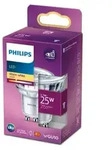 Philips Spot, PAR16, GU10, 25 W, 2,7 W, 25 W, GU10, 215 lm, 15000 h, Warmwei&szlig;