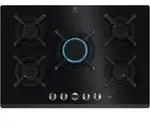Electrolux KGG753753K, Schwarz, Integriert, 75 cm, Gaskochfeld, Glas, 5 Zone(n) -