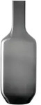 LEONARDO 041745, Flaschenf&ouml;rmige Vase, Grau, Gl&auml;nzend, Drinnen, 390 mm, 140 mm -