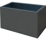 Pflanzk&uuml;bel Palatino Lotte Metall beschichtet 80 x 40 x 50 cm anthrazit
