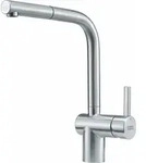 Franke Atlas Neo, Ziehen, Edelstahl, Hebelgriffe, Einzelbild, Typ L, Keramik - Silber