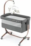 Baby Beistellbett Cullami | Mehr Farben verf&uuml;gbar | inkl. Wippfunktion | 8-fach