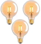 N&auml;ve Leuchten 3er-Set LED Leuchtmittel "DILLY" E27/4,1W H: 13,5cm warmwei&szlig;...