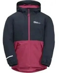 Jacken Jack Wolfskin 16079822232 - Dunkelrot/Dunkelblau - 146