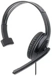 Manhattan Mono USB-Headset, Ohrumschlie&szlig;endes Design (Over-Ear), Ohrmuschel