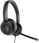 Speedlink Office Headset METIS, Y-Adapter, Stereo, schwarz retail - Schwarz