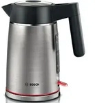 Bosch TWK6M480, 1,7 l, 2400 W, Schwarz, Edelstahl, Edelstahl, Wasserstandsanzeige,