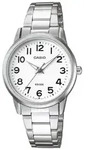 Casio Damen Uhr LTP-1303PD-7BVEG Edelstahlband Armbanduhr - Silber