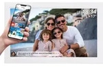 Denver PFF-1503 Digitaler WLAN-Bilderrahmen - 15.6" IPS Touchscreen & Frameo App -