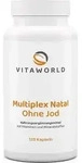 Vitaworld Multiplex Natal ohne Jod | 120 Kapseln | speziell f&uuml;r Schwangere | 18