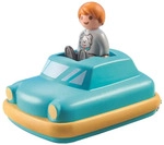PLAYMOBIL 1.2.3 71323 1.2.3: Push & Go Car - Blau