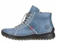 Rieker Damen Schuhe Stiefeletten Schnürung 71510, Größe:37 EU, Farbe:Blau