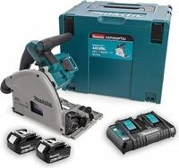 Makita DSP600PT2J, Metall, Holz, Schwarz, Blau, B&uuml;rstenlos, &Uuml;berlastschutz,...