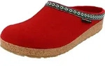 Haflinger Damen Hausschuh Herren Pantoffel Wollfilz Muster Grizzly Franzl...