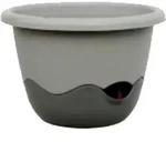 Blumenampel Mareta 30 anthrazit/grau - Grau