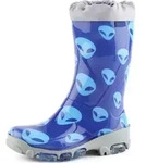 Ladeheid Kinder M&auml;dchen Jungen Gummistiefel Regenschuhe LARB015 (Blau Geist,...