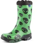 Ladeheid Kinder M&auml;dchen Jungen Gummistiefel Regenschuhe LARB015 (Gr&uuml;n Geist, 23) -
